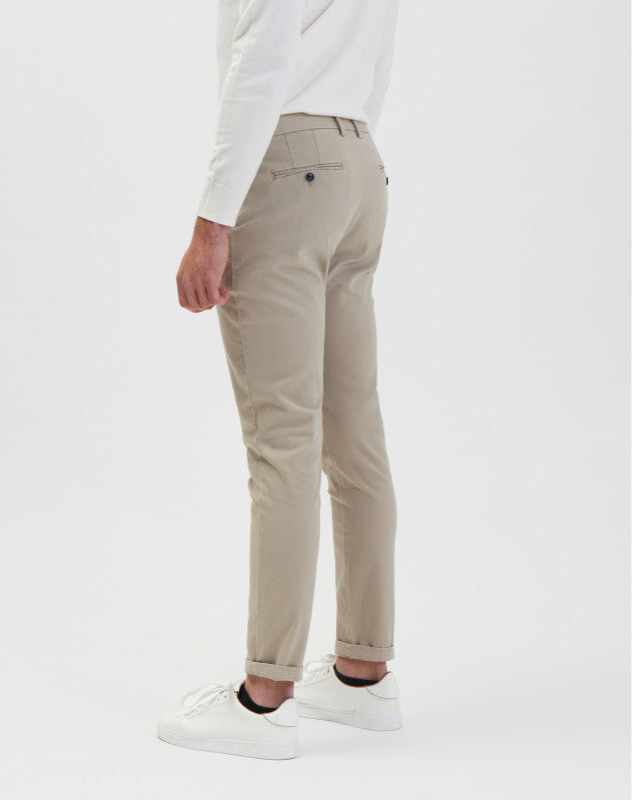 GIANNI LUPO - Pantalone chino beige uomo