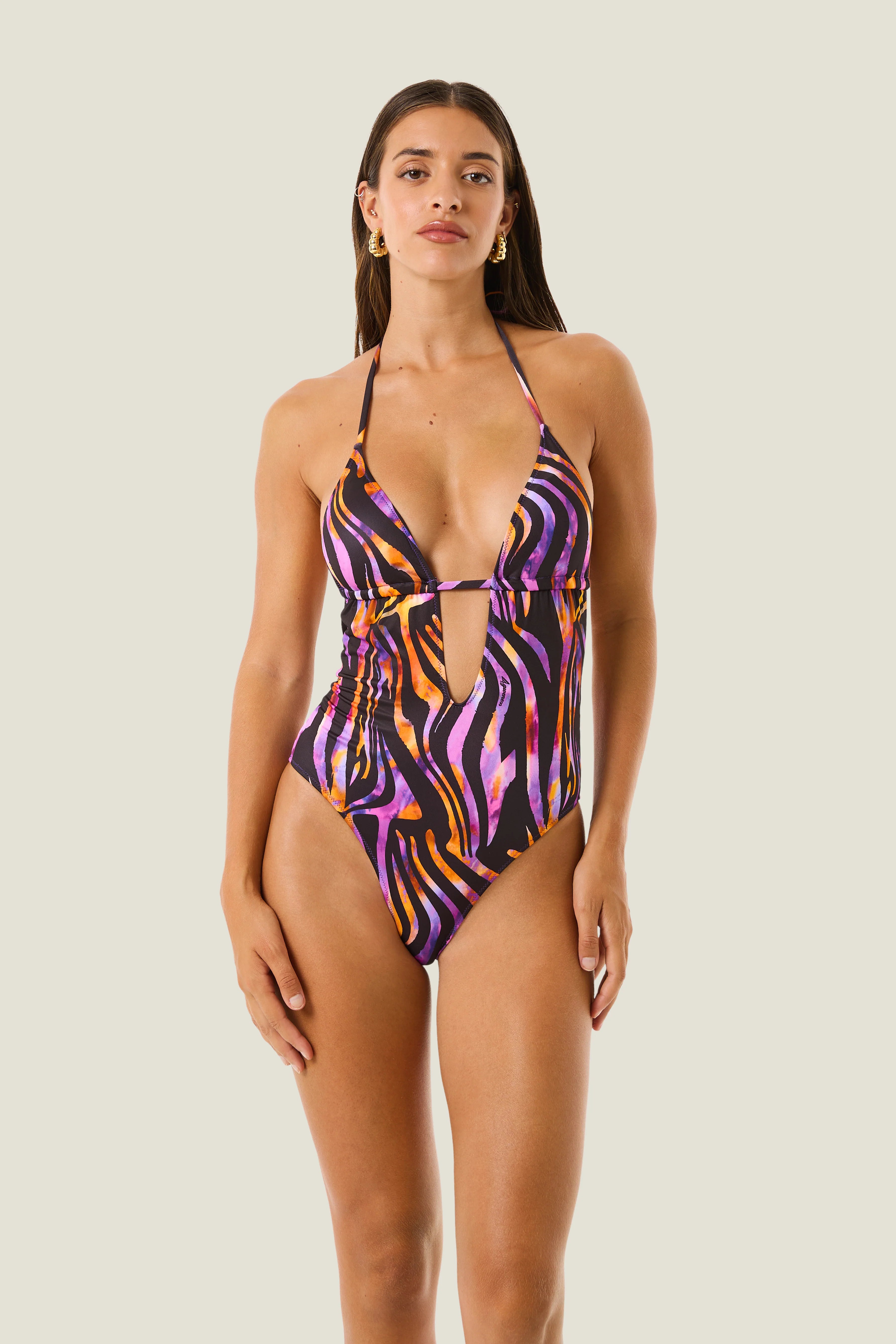 4GIVENESS - Monokini HYPNOTIC ZEBRA donna