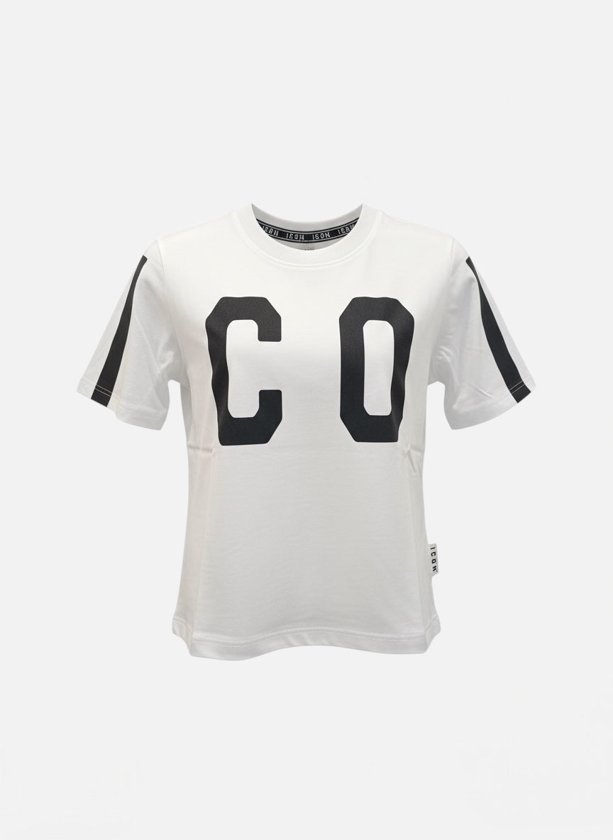 ICON - T-shirt con maxi logo bambino