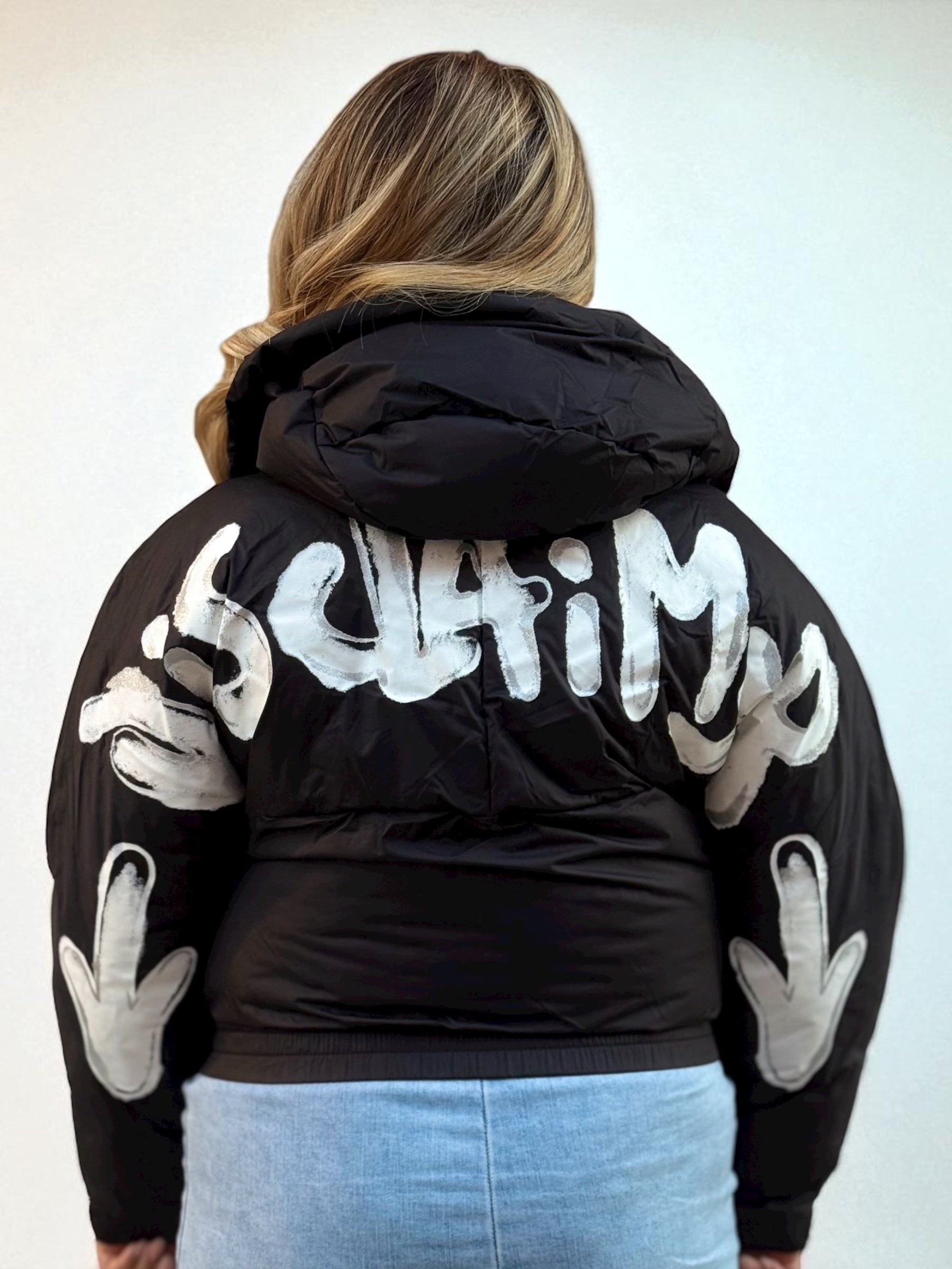 DISCLAIMER - Giubbotto con logo sul retro donna