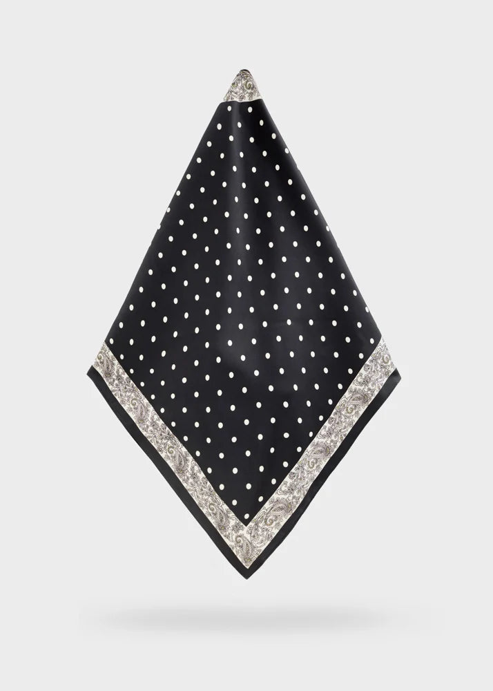 NALI - Foulard triangolo mini pois
