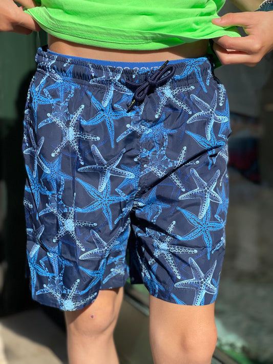 F**K - Costume blu stelle marine bambino