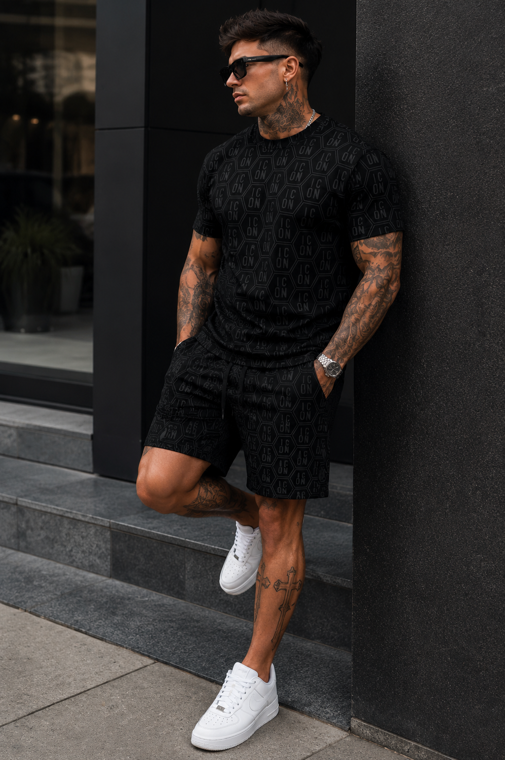 ICON - Bermuda hive code all-over uomo