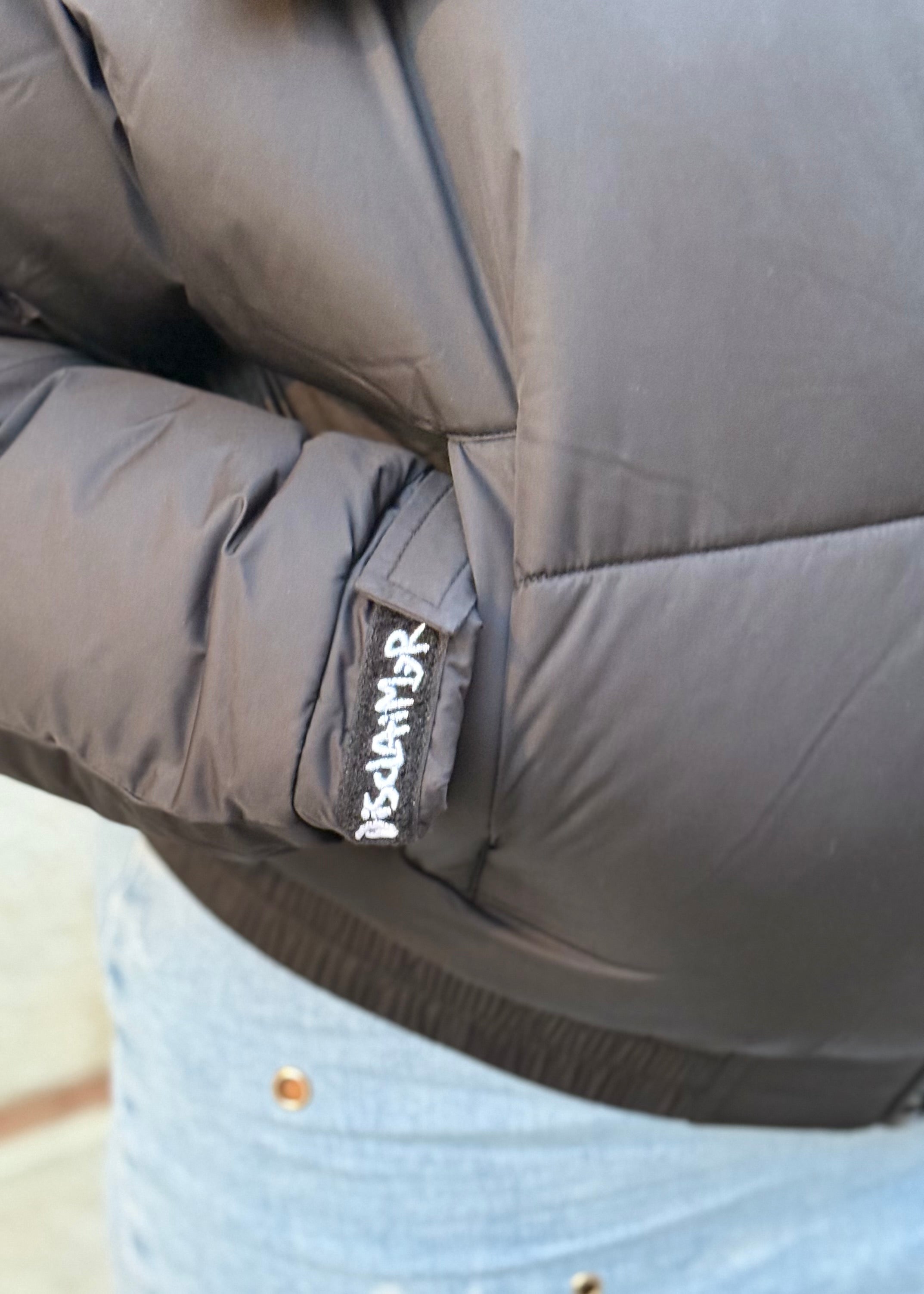 DISCLAIMER - Giubbotto con logo sul retro donna