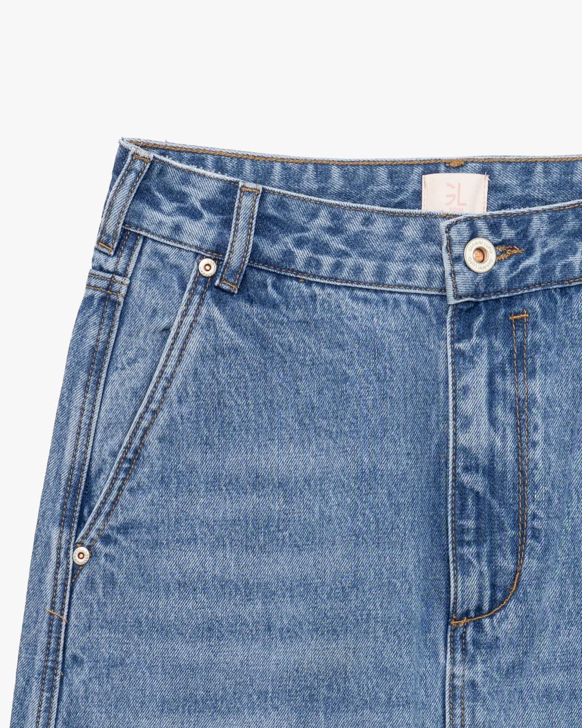 GL FOR HER - Gonna longuette in denim donna