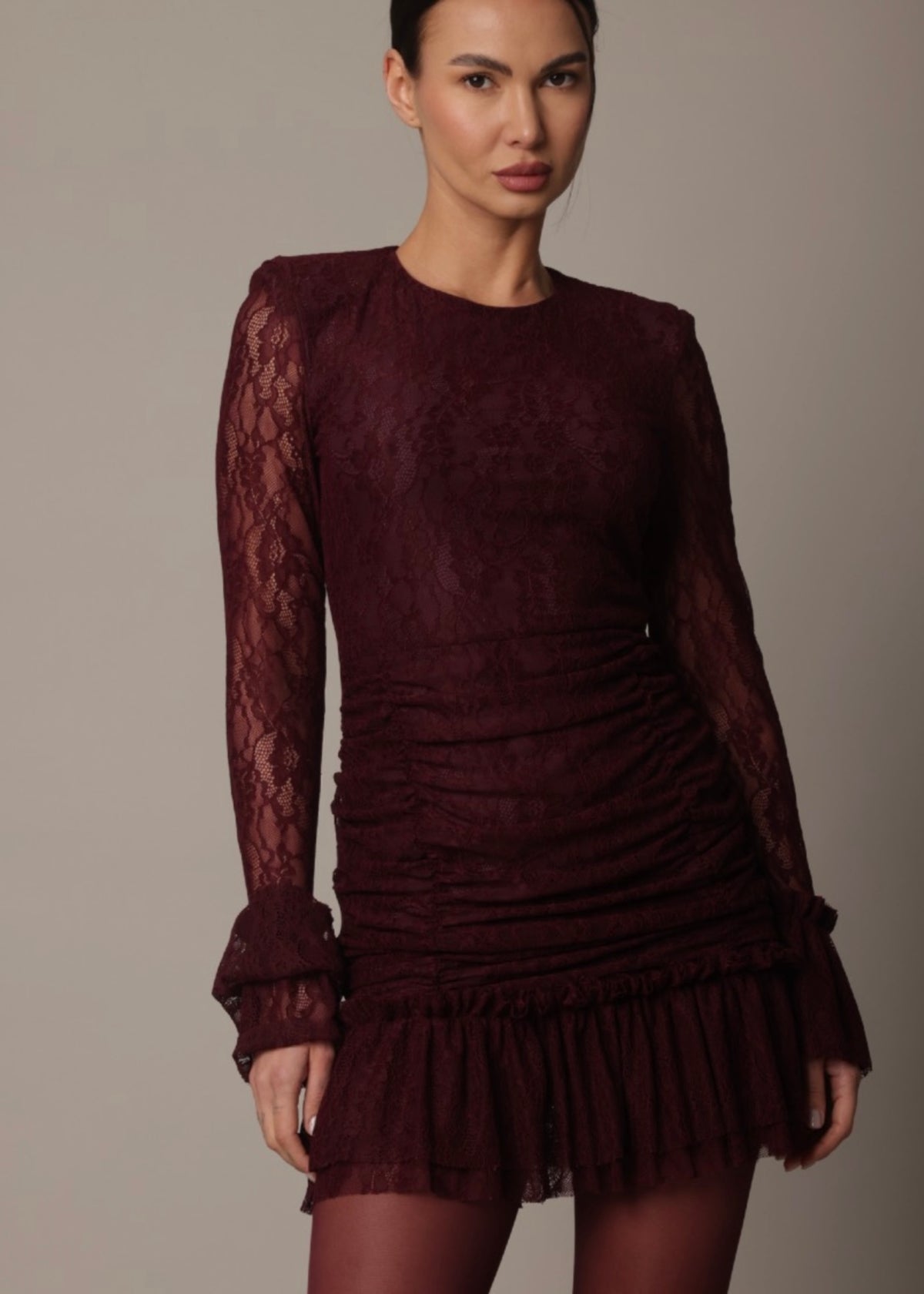 DIGITAL - Vestito in pizzo donna