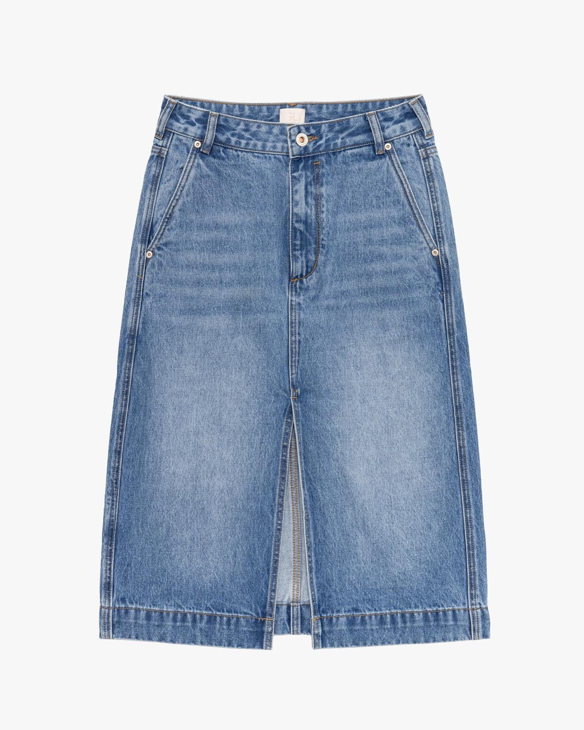 GL FOR HER - Gonna longuette in denim donna