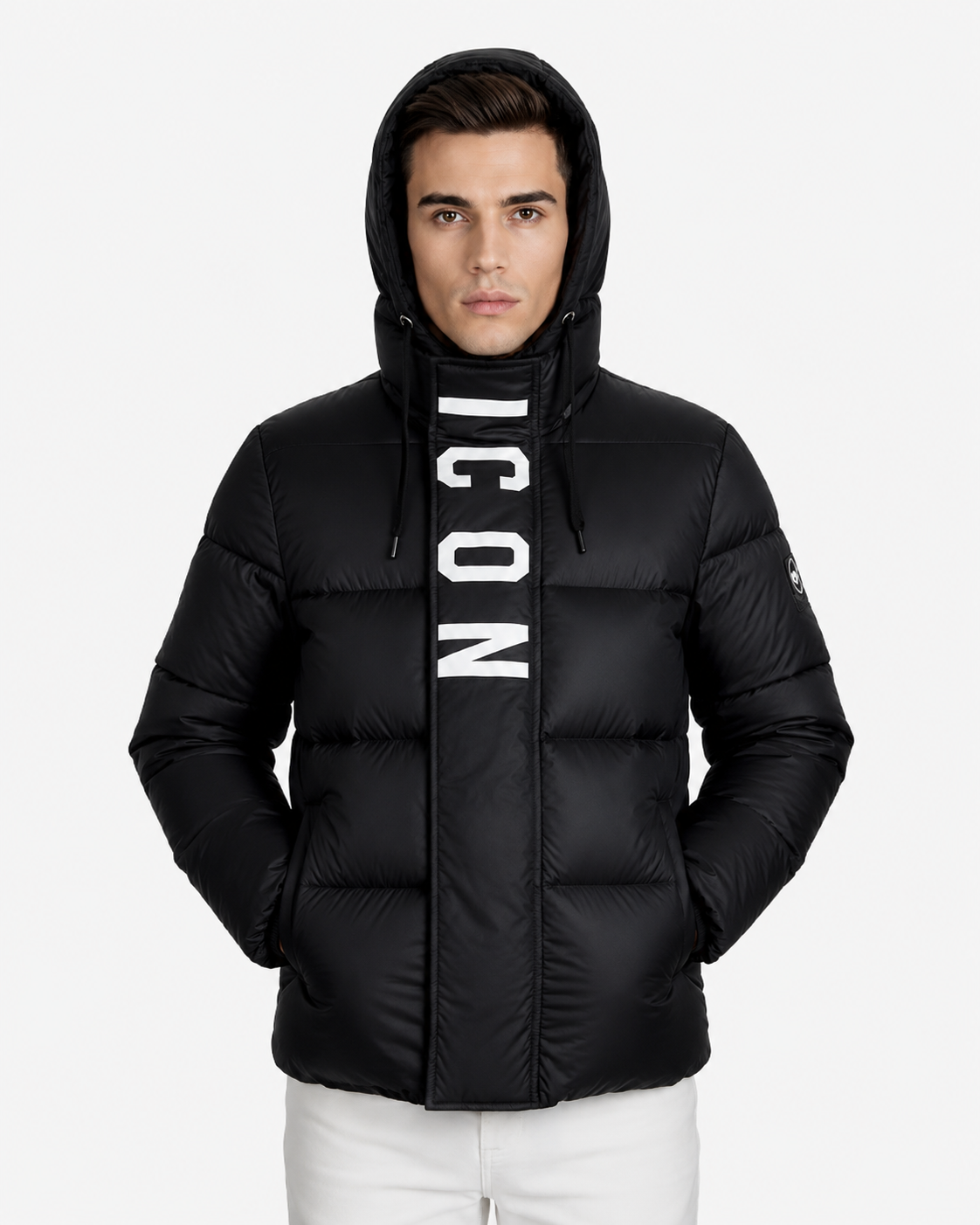 ICON - Giubbotto con cappuccio uomo