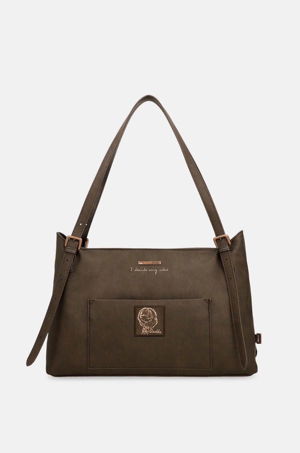 ANEKKE - Borsa a spalla MOCHA