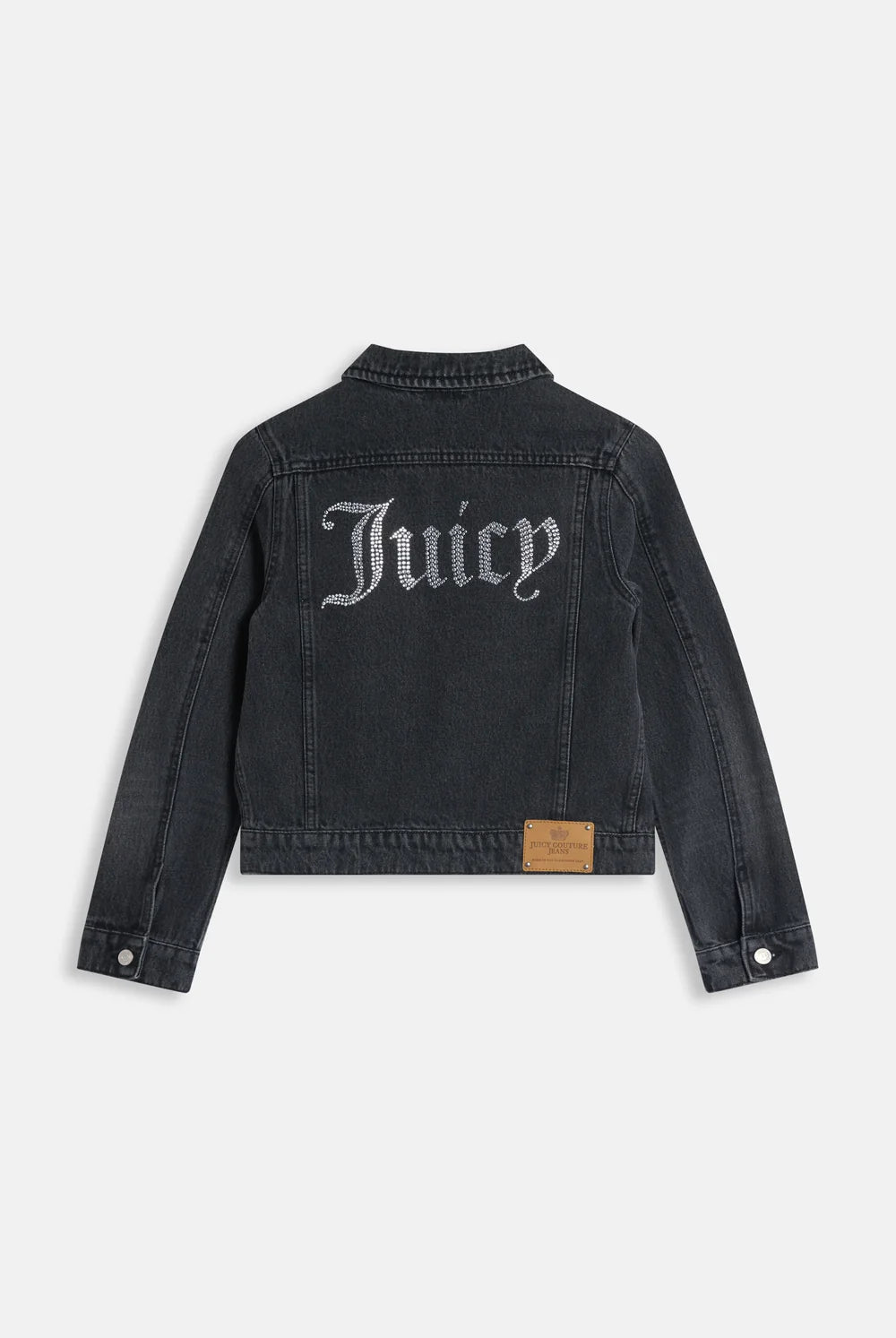 JUICY COUTURE - Giacca in denim con logo in strass donna