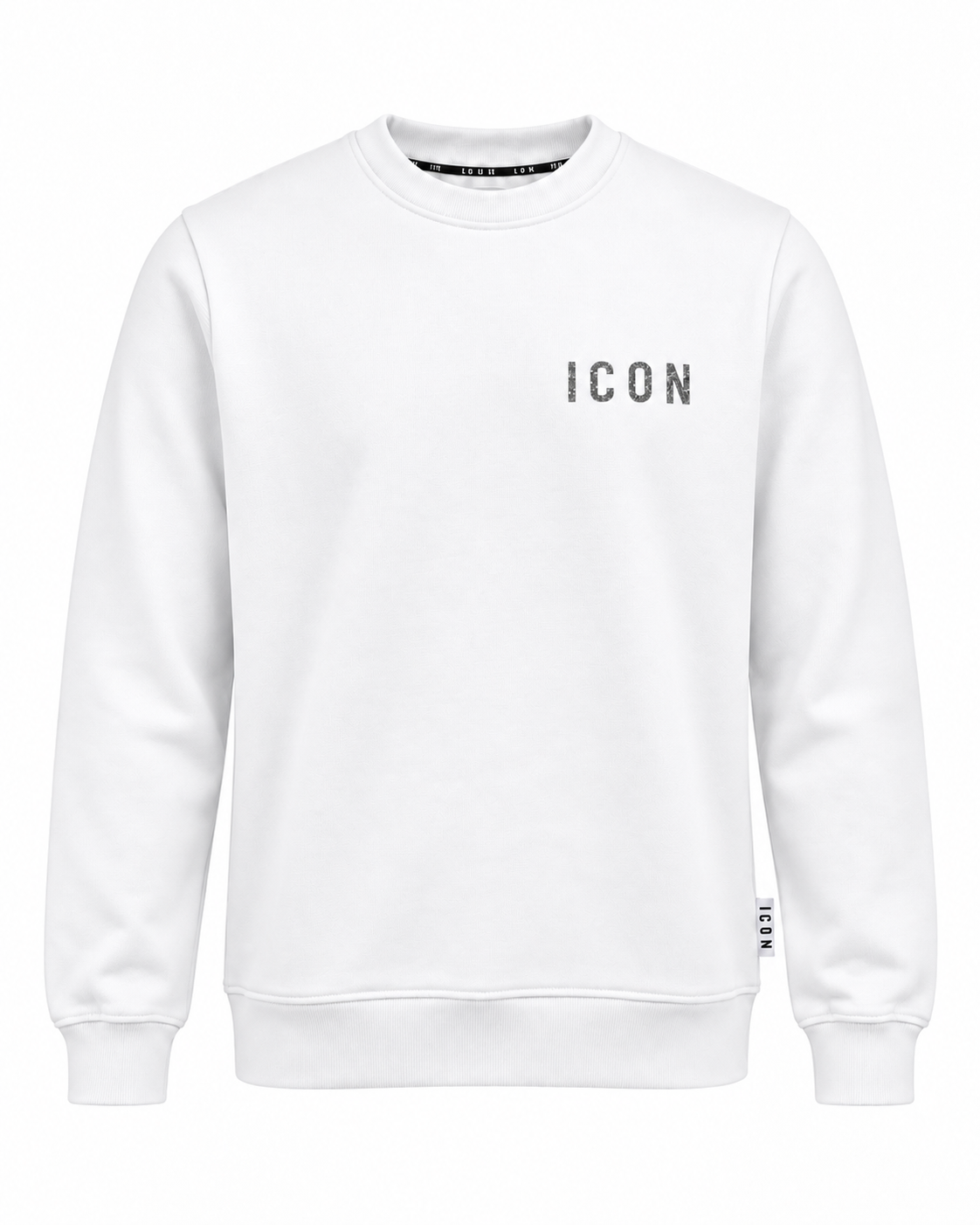 ICON - Felpa con logo glitter donna