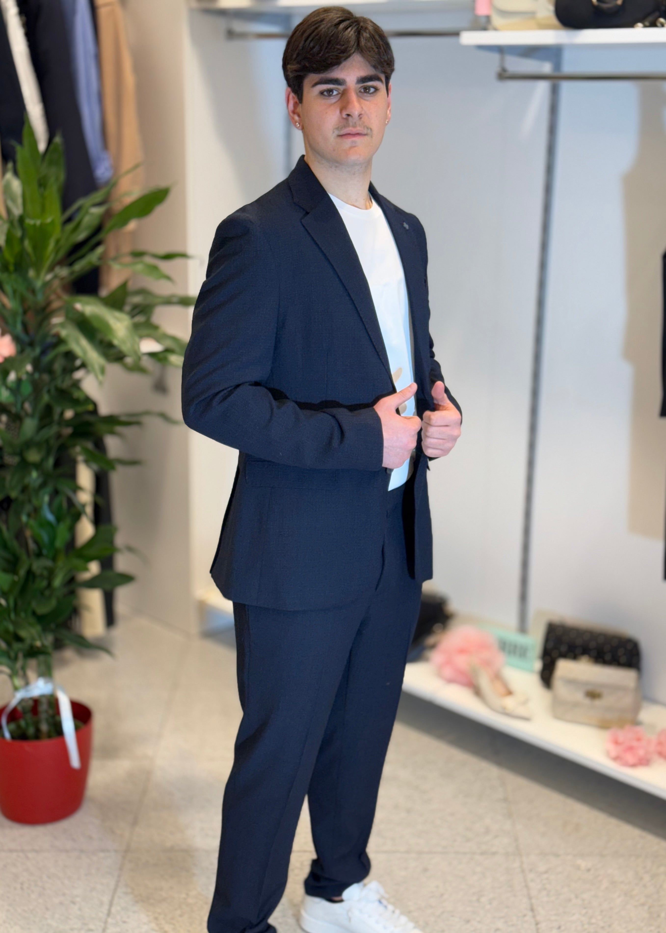 GIANNI LUPO - SET COMPLETO - Completo blu composto da giacca e pantalone