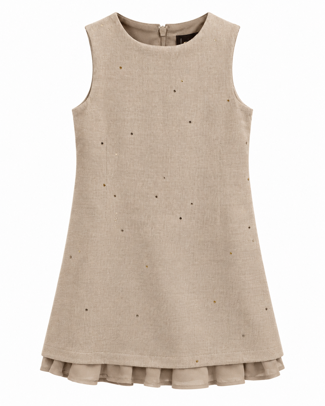 FUN FUN - Vestito a giro con gonna plisse