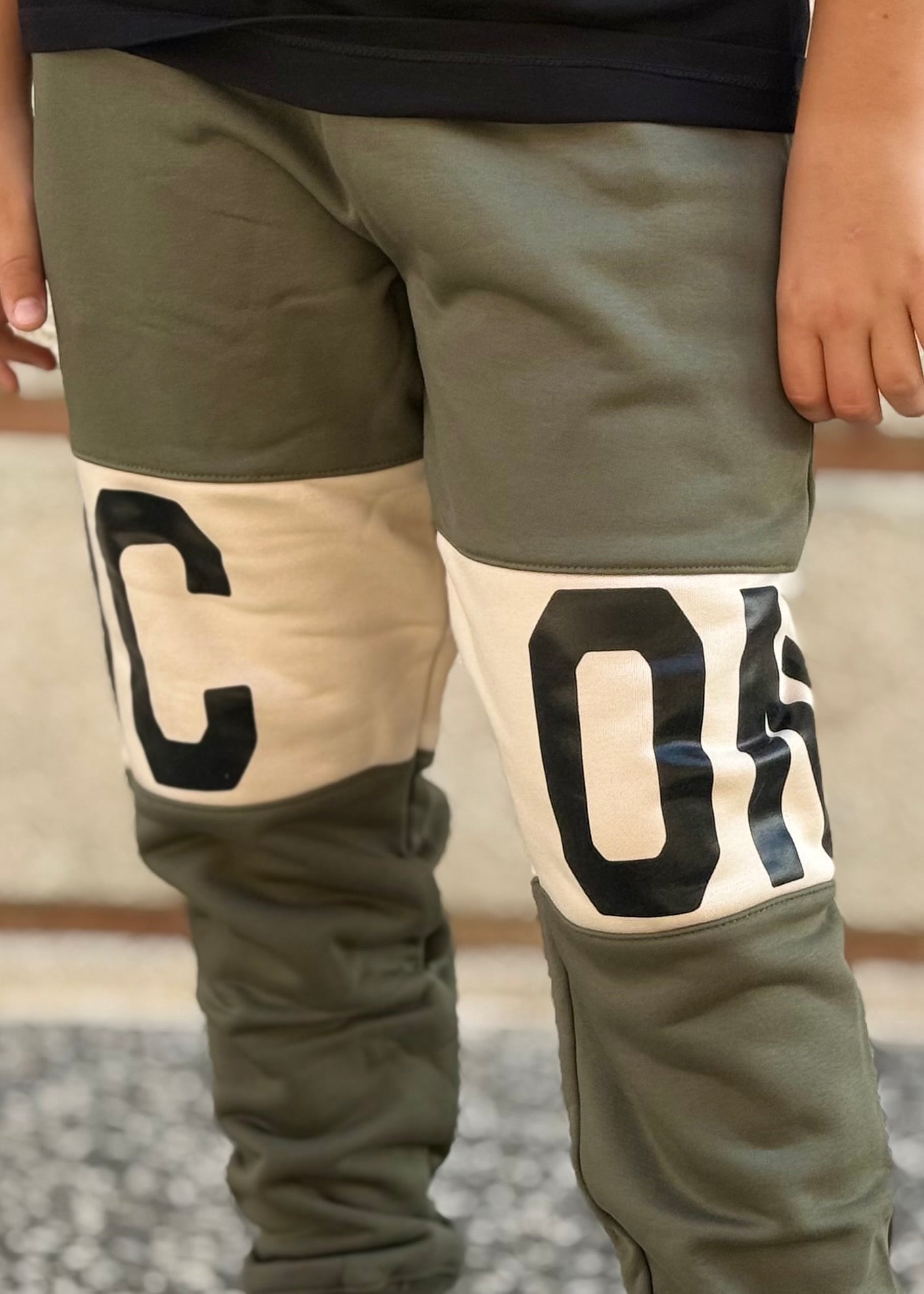 ICON - Pantalone con maxi logo bambino