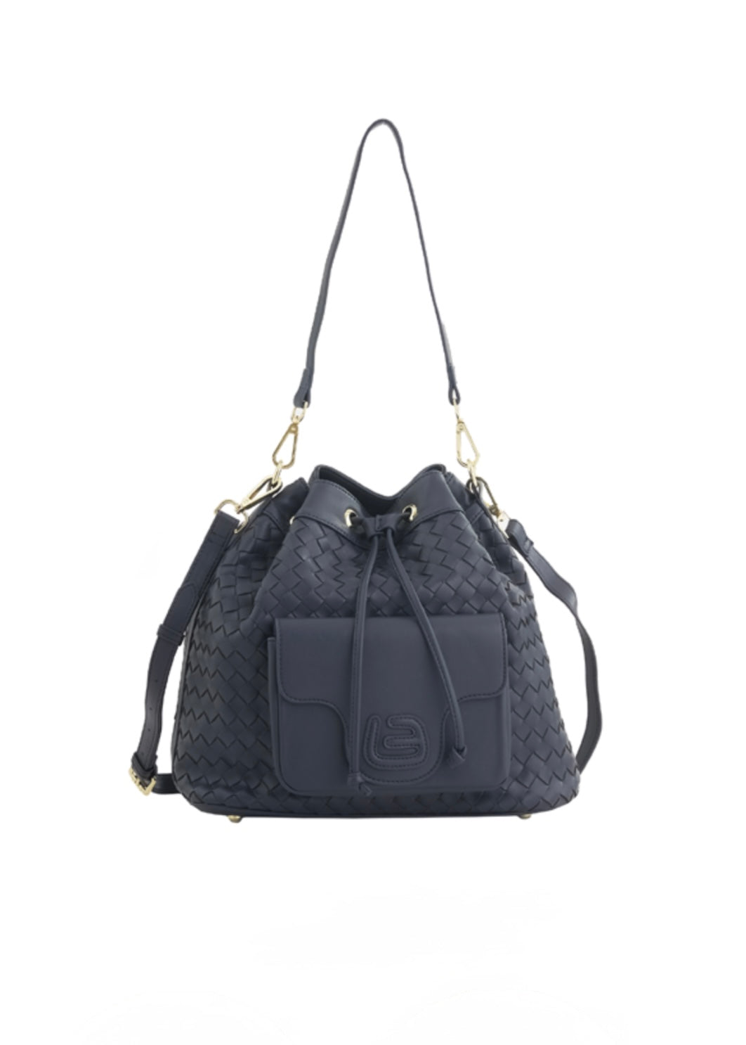 LA FILLE DES FLEURS - Borsa BLAIR SQUARED WOVEN