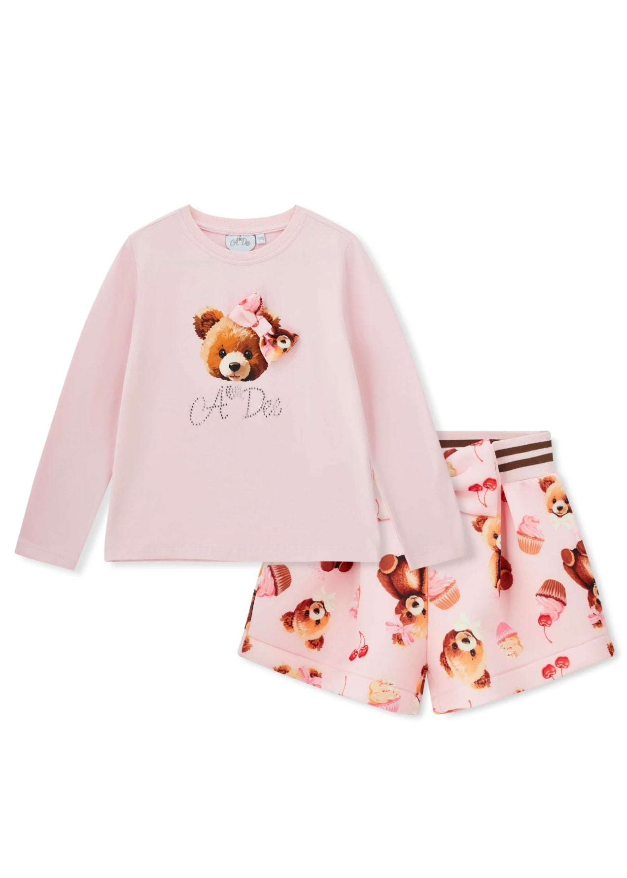 A-DEE - SET COMPLETO - T-shirt e short bambina