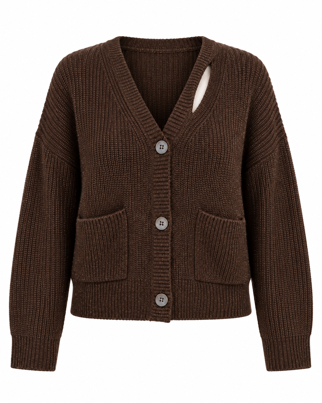 GL FOR HER - Cardigan in lurex