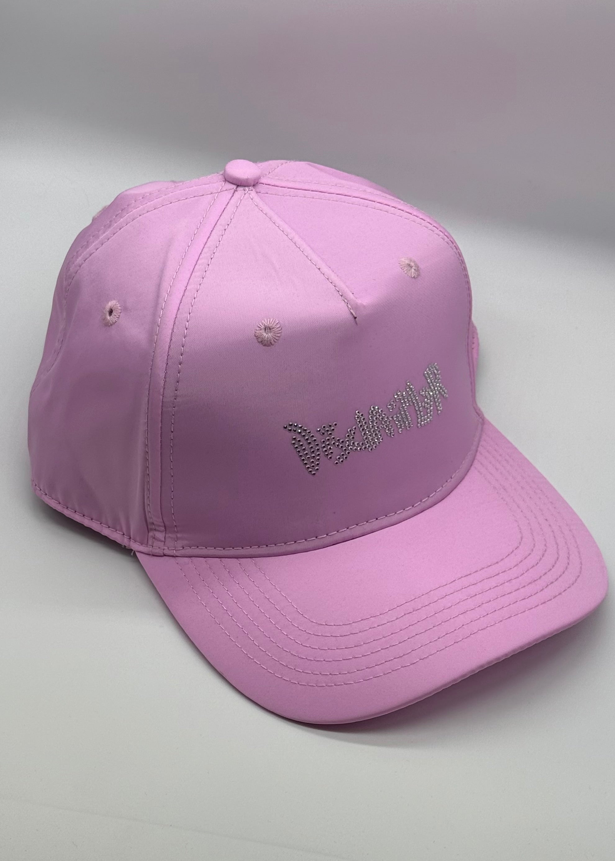 DISCLAIMER - Cappello con logo in strass