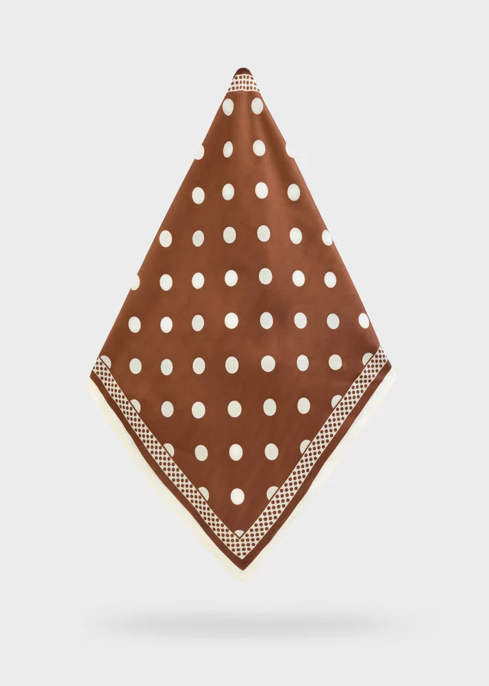 NALI - Foulard triangolo maxi pois