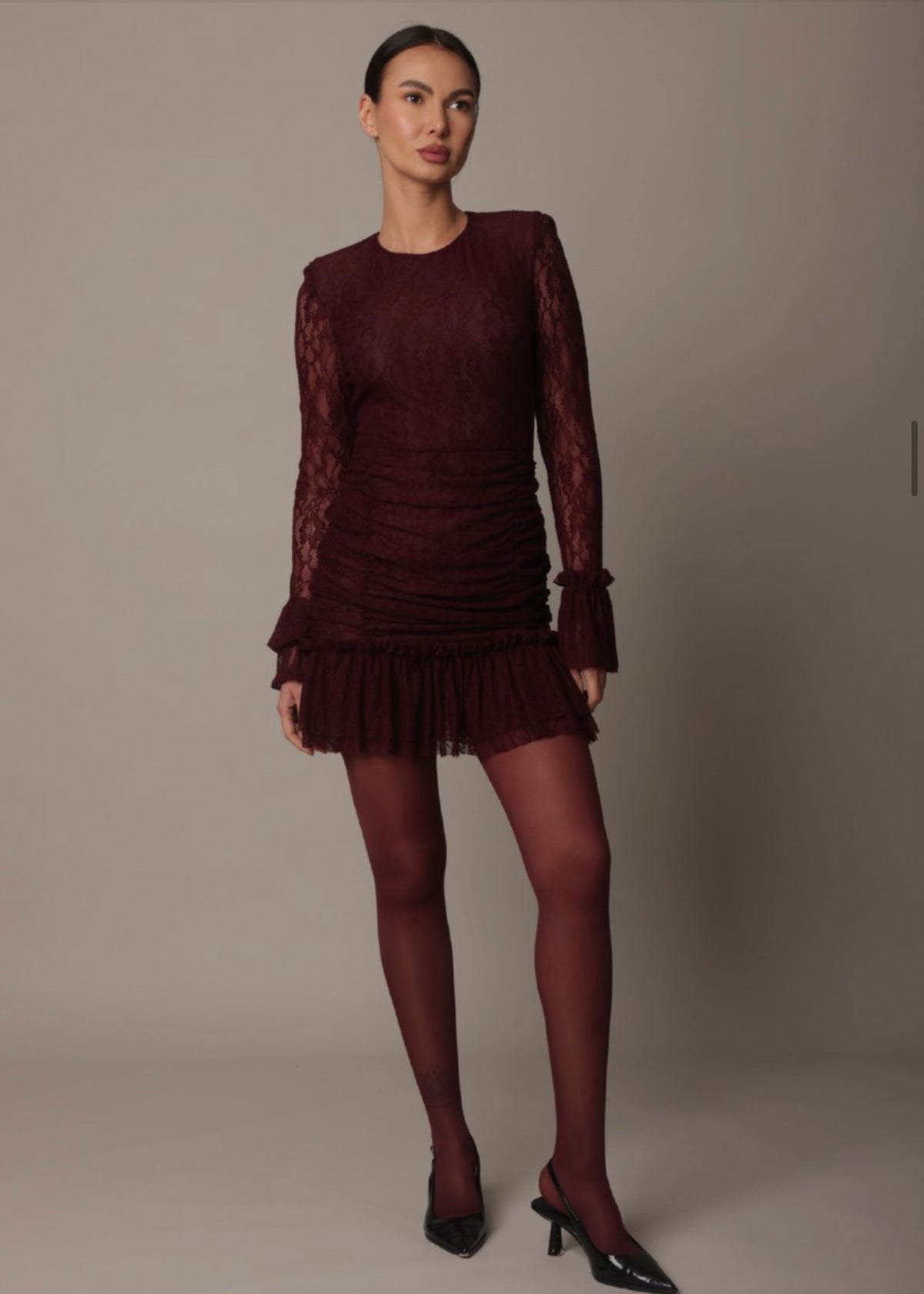 DIGITAL - Vestito in pizzo donna
