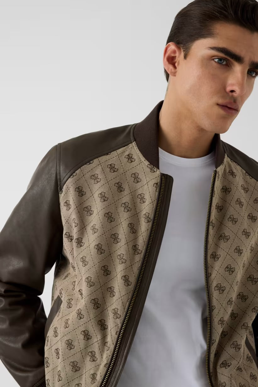 GUESS - Giacca bomber monogramma uomo