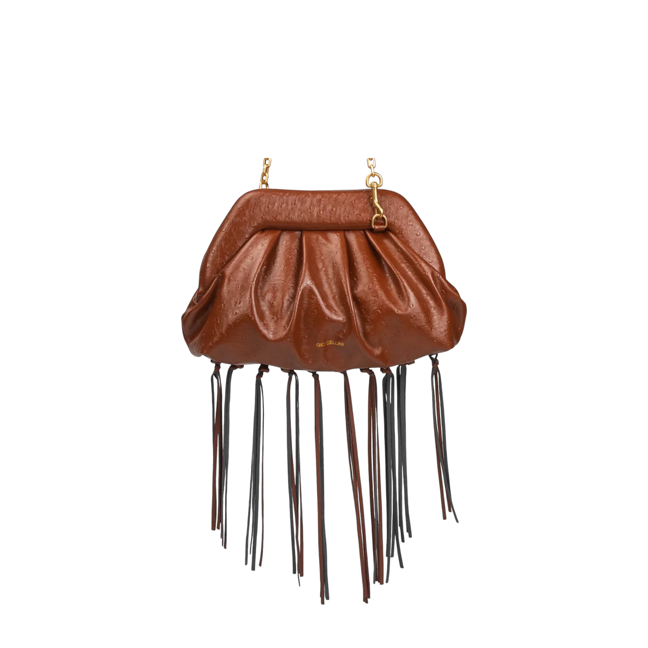 GIO CELLINI - Borsa clutch con frange