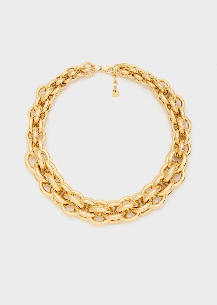 NALI - Collana catena 3D girocollo oro donna