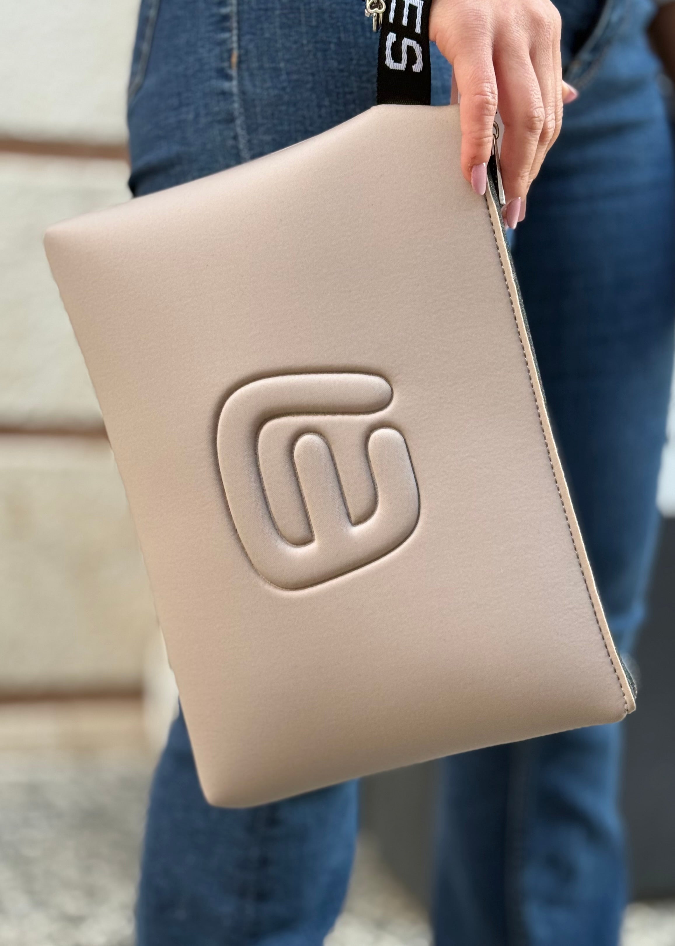 LA FILLE DES FLEURS -  Pochette in neoprene donna