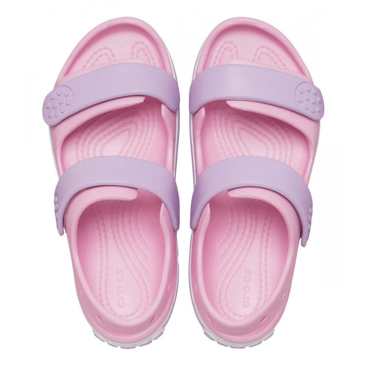 CROCS - Sandalo mare rosa e lilla bambina