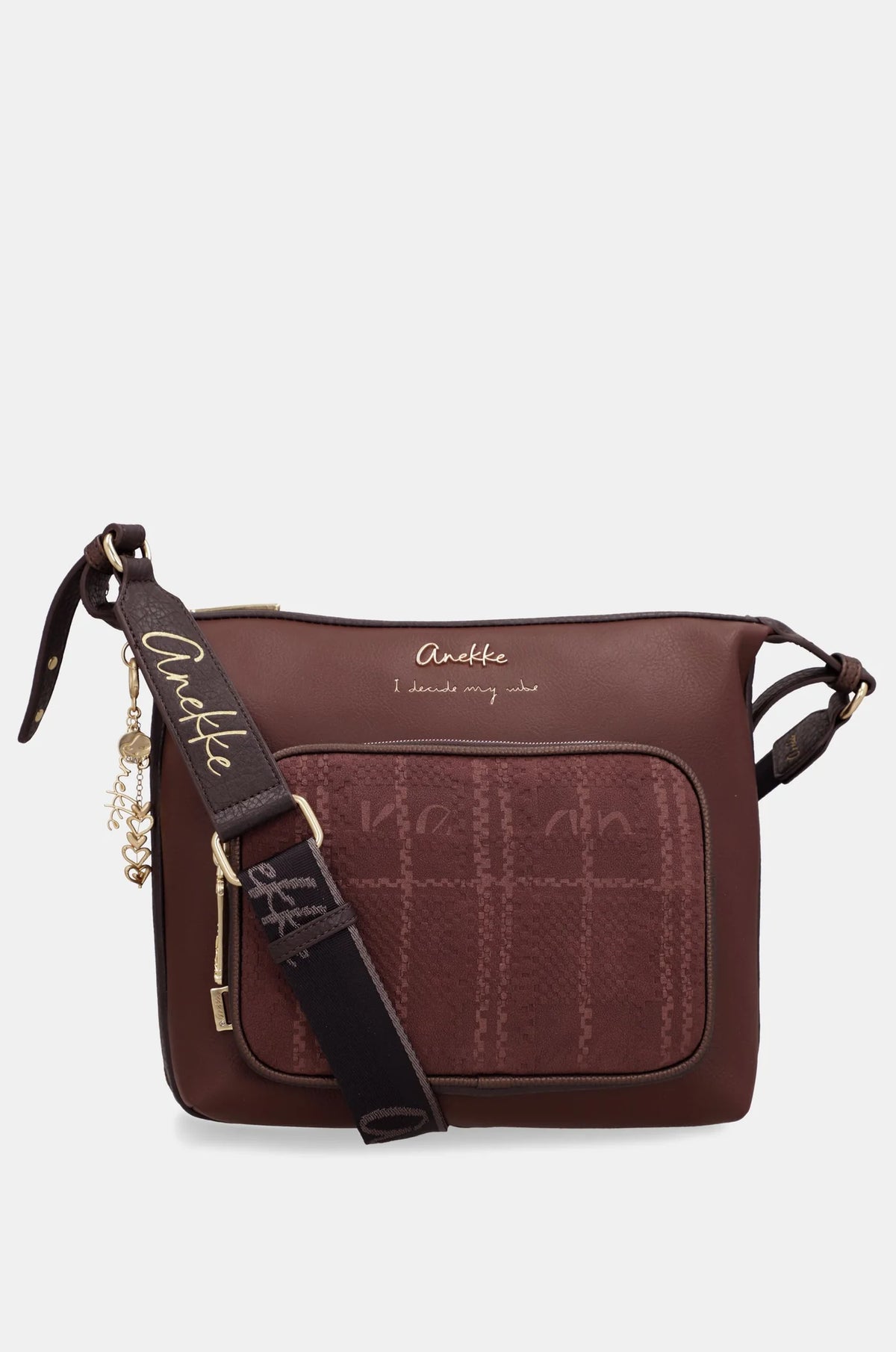ANEKKE - Borsa a tracolla BURGUNDY