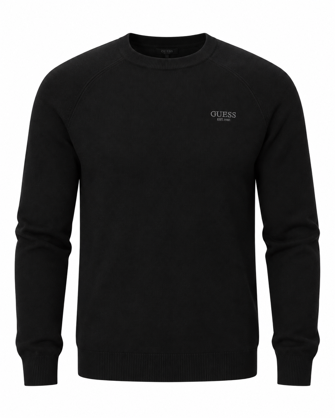 GUESS - Maglioncino con logo gommato uomo