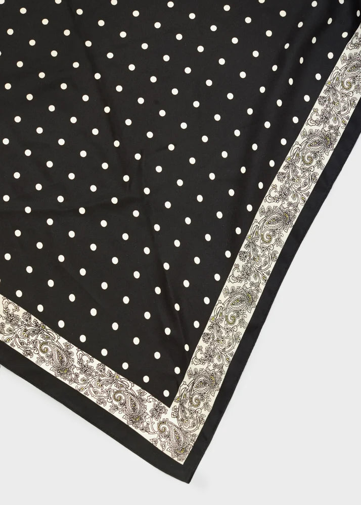 NALI - Foulard triangolo mini pois