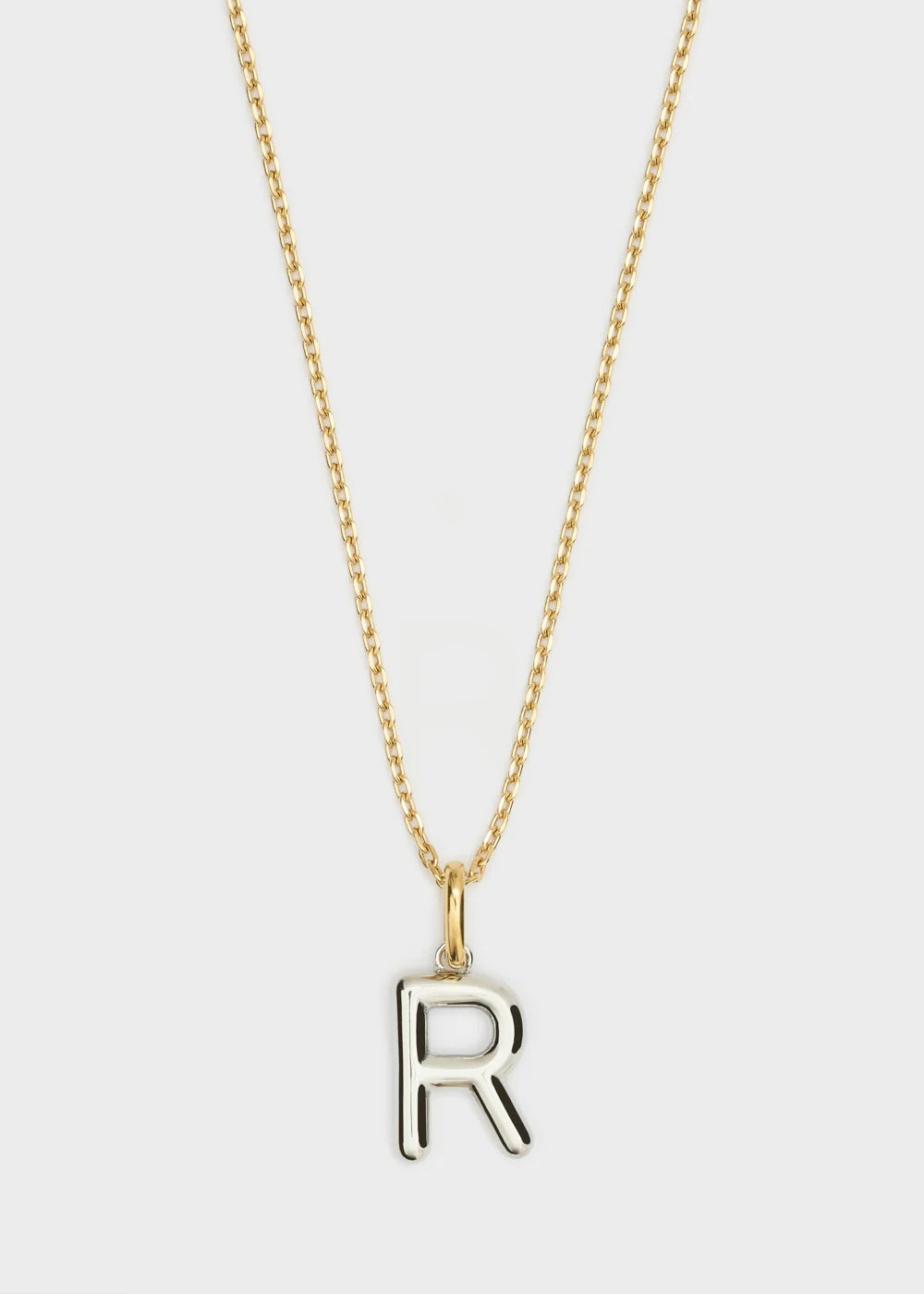 NALI - Collana LETTERING small oro/argento