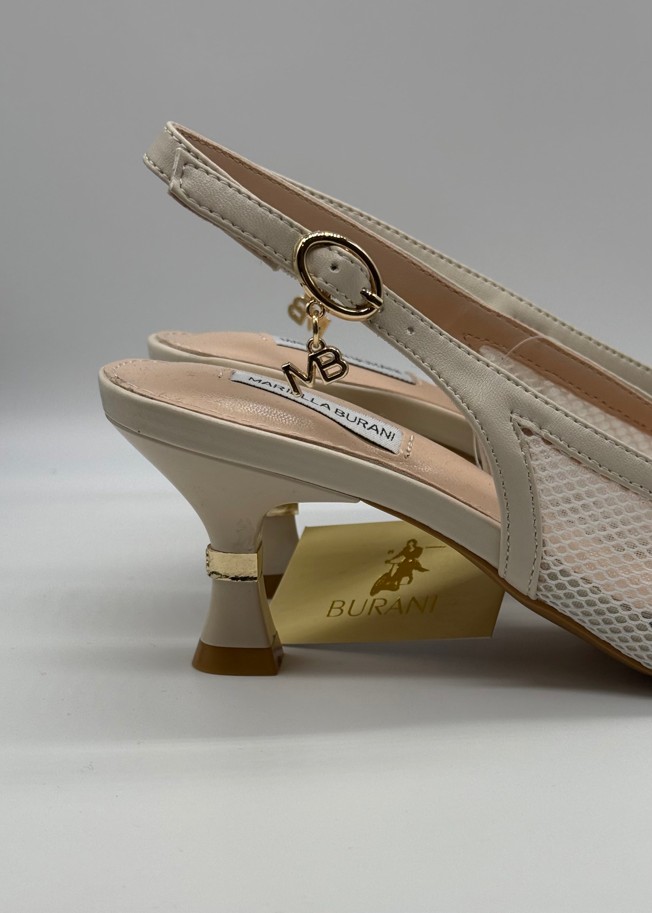 MARIELLA BURANI - Scarpa elegante a rete beige donna