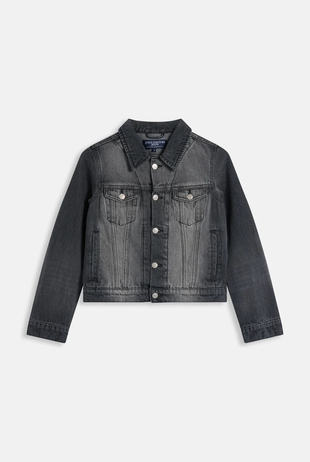 JUICY COUTURE - Giacca in denim con logo in strass donna