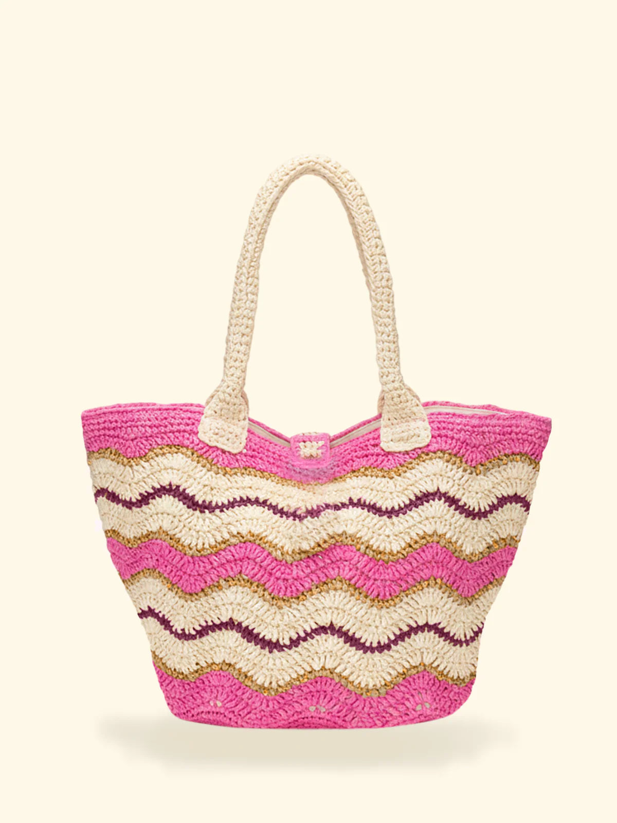 F**K - Borsa in paglia donna
