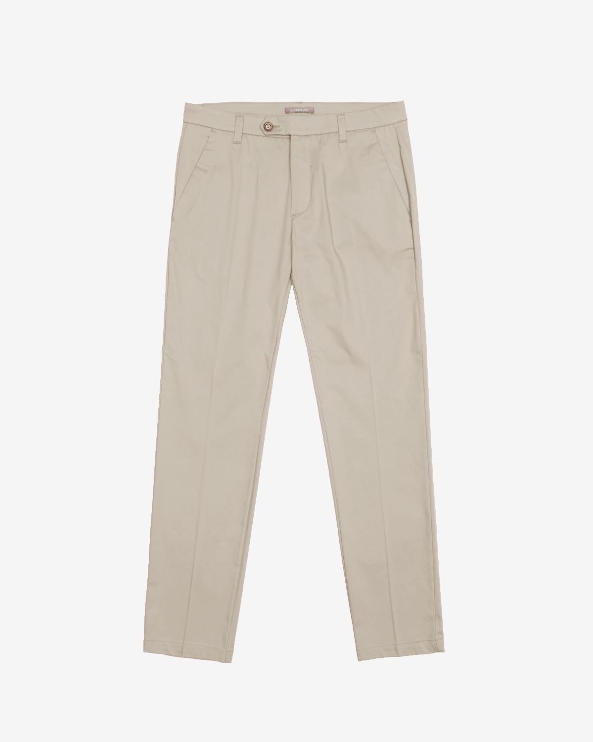 GIANNI LUPO - Pantalone abito beige uomo