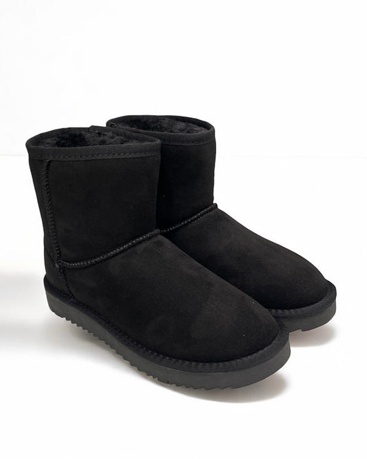 XTI - MEMORY FOAM - Stivaletto nero con pelliccia