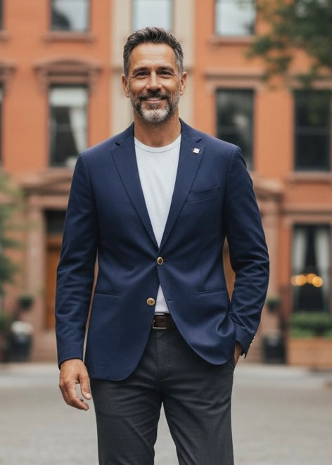 GIANNI  LUPO - Giacca blu abito uomo