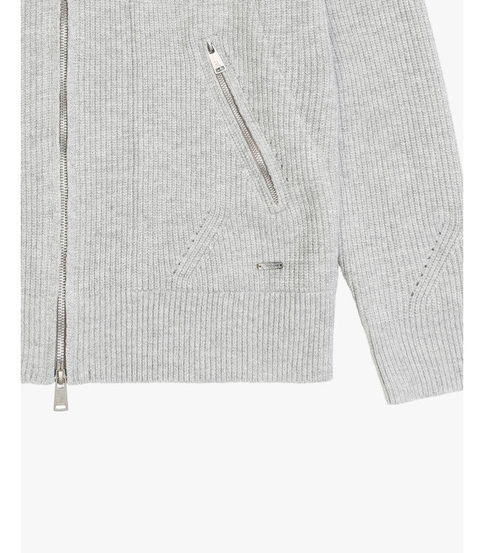 GIANNI LUPO - Cardigan con zip in lana uomo