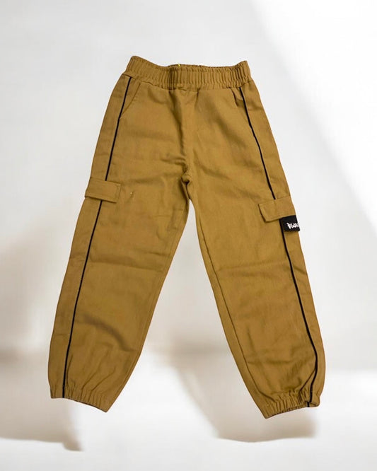 DISCLAIMER - Pantalone cargo cammello bambino