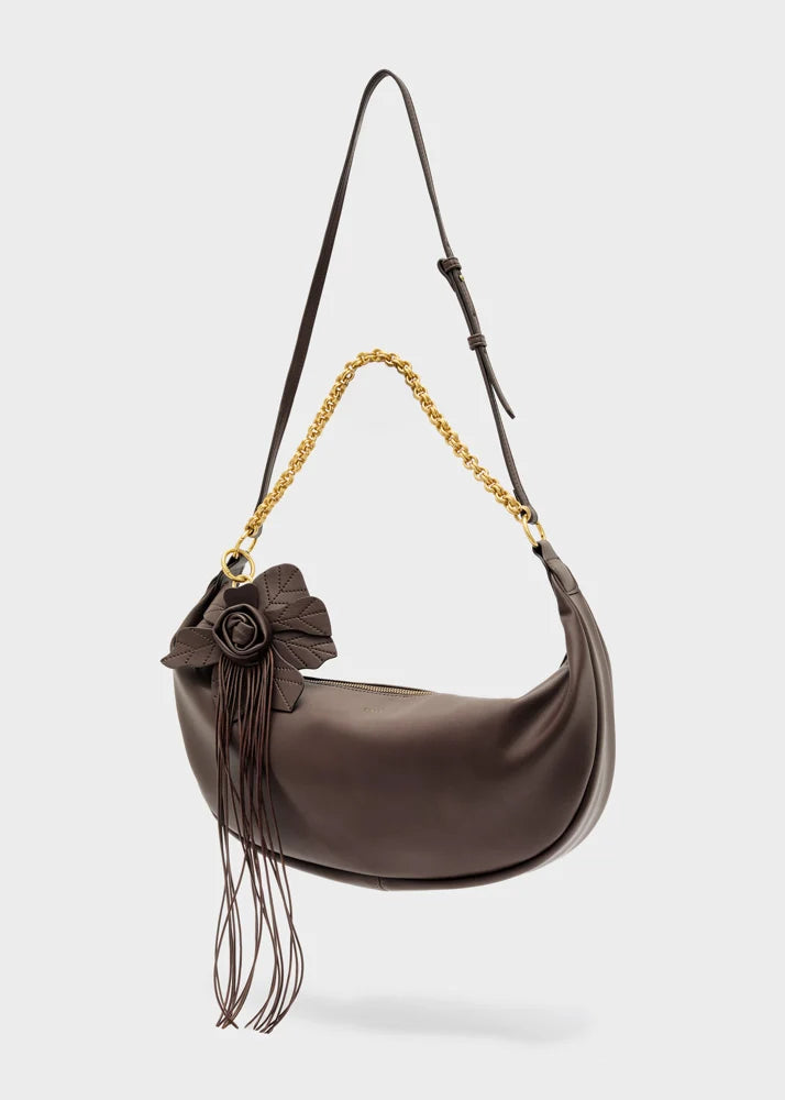 NALI - Borsa Hailey a spalla con fiore
