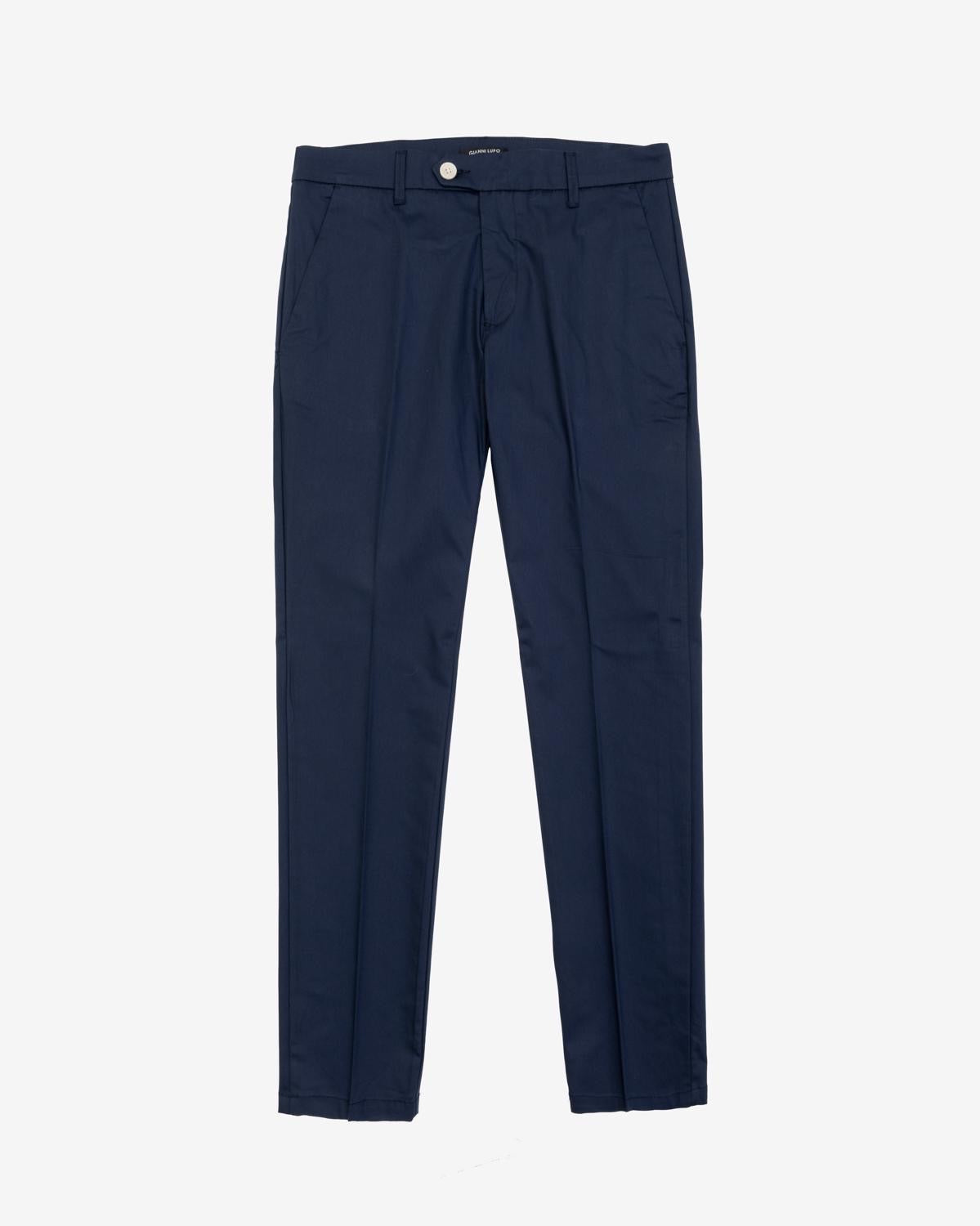 GIANNI LUPO - Pantalone abito blu uomo