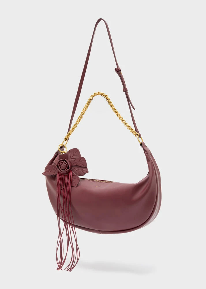 NALI - Borsa Hailey a spalla con fiore