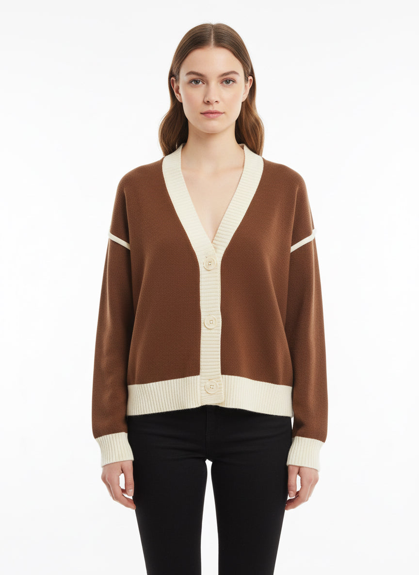 EXTYN - Cardigan bicolor donna