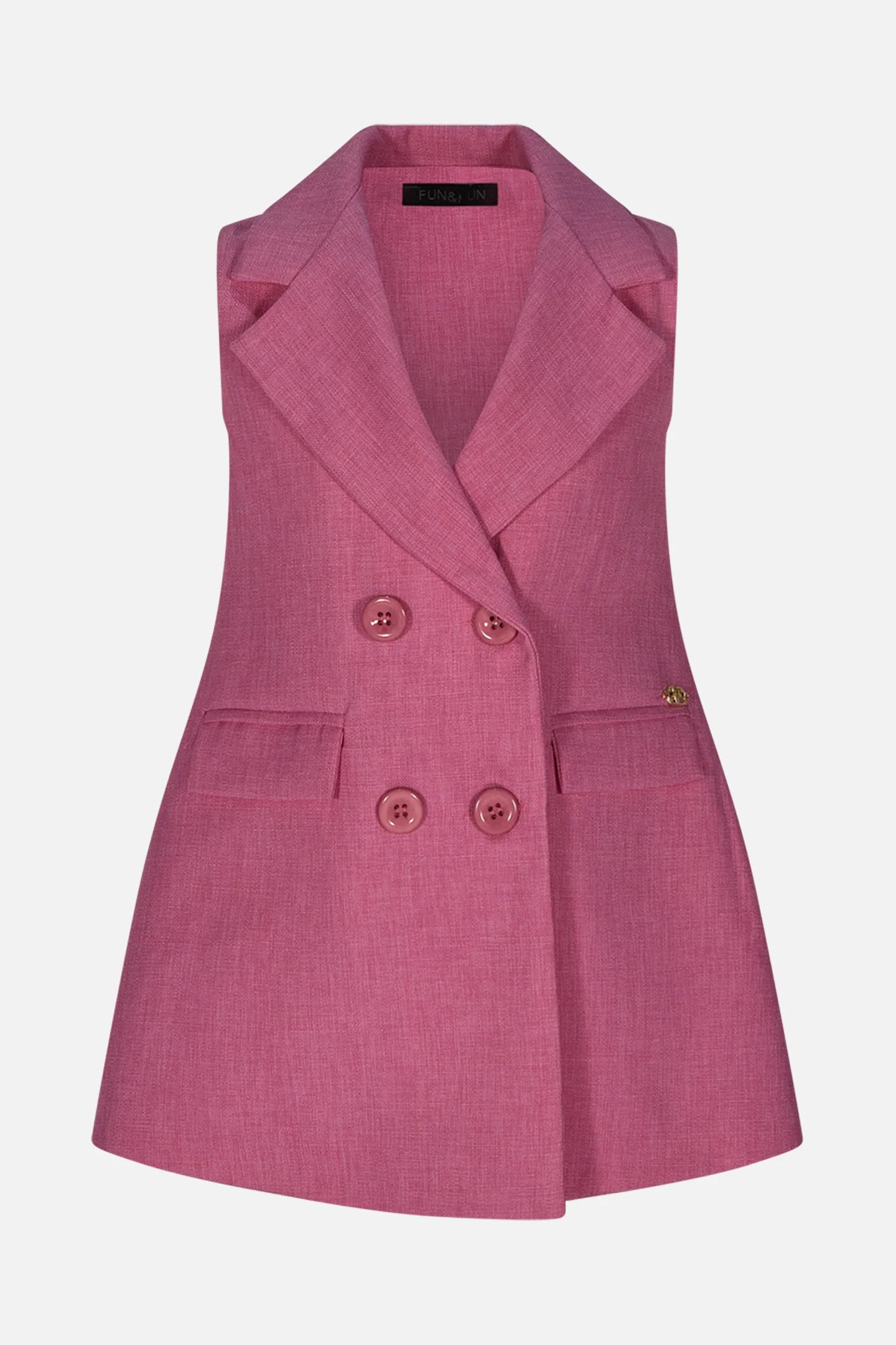 FUN FUN - Vestito fucsia a giacca bambina