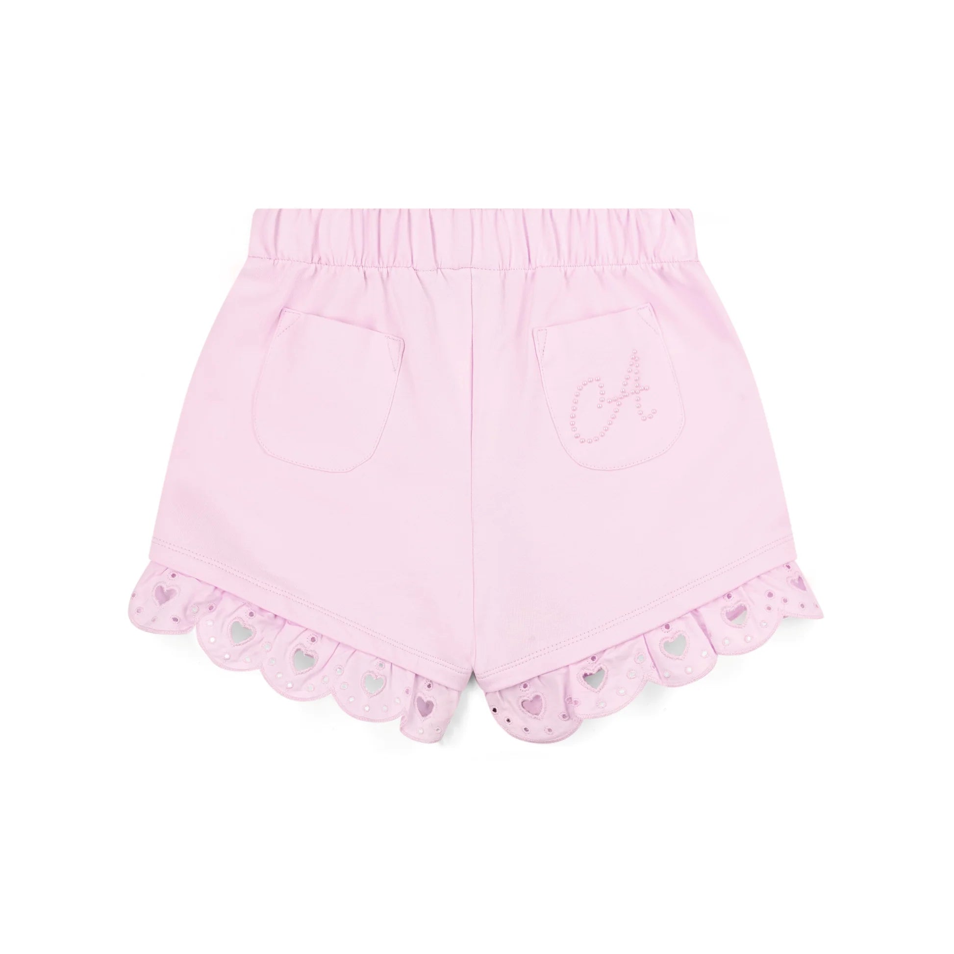 A DEE - Outfit completo -  T-shirt e short rosa bambina