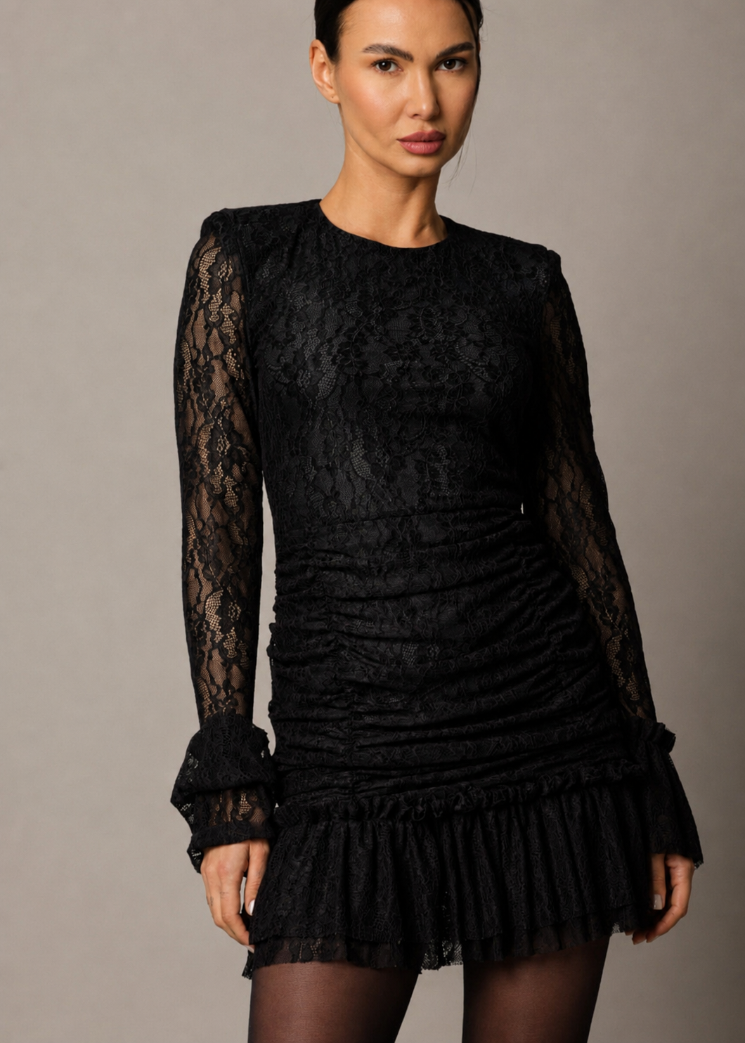 DIGITAL - Vestito in pizzo donna