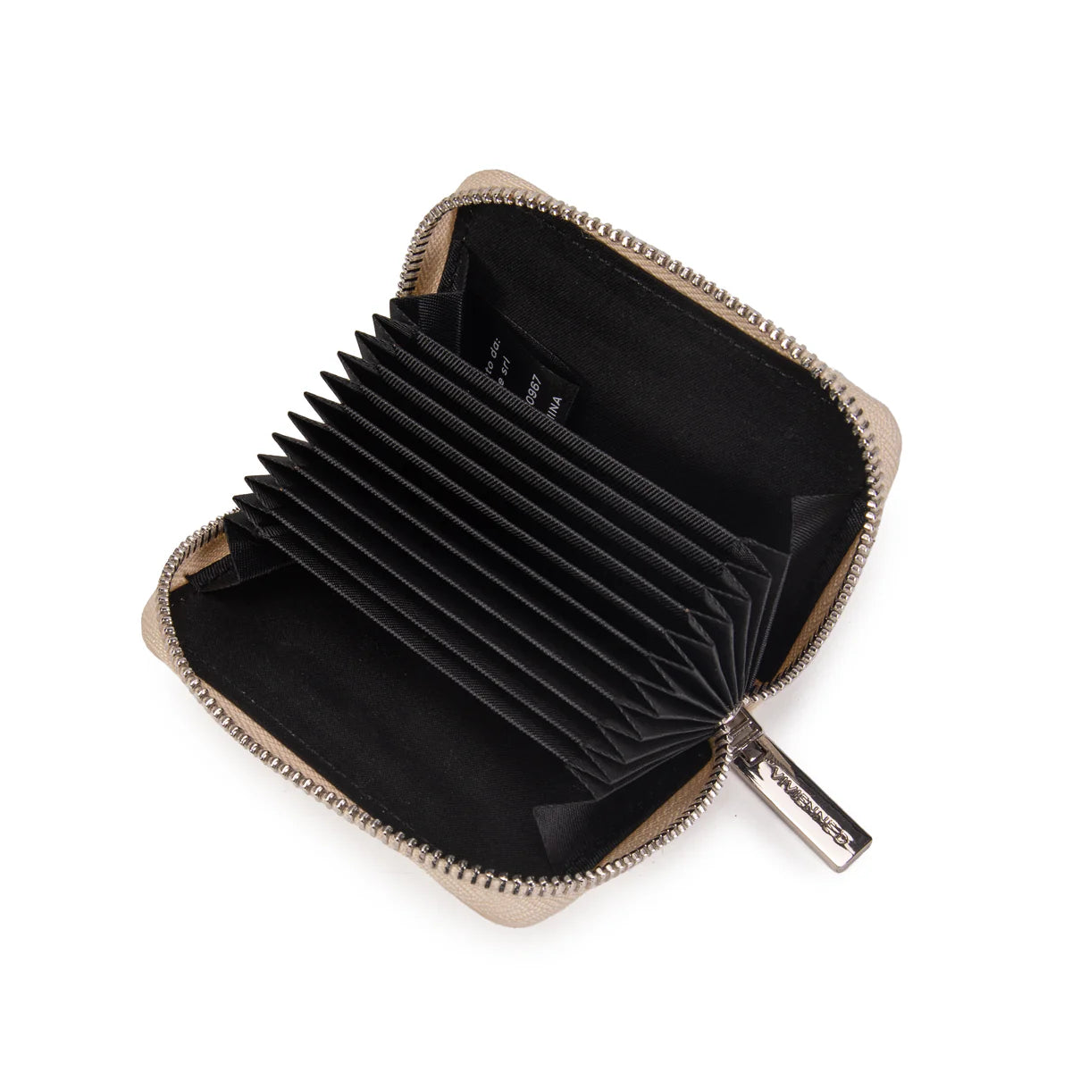 VIVIENNE D - Portatessere NYLON beige