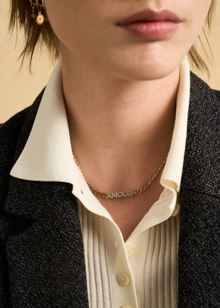 NALI - Collana AMOUR con pietre